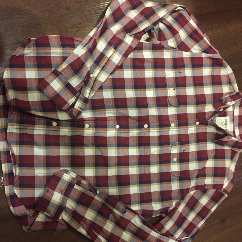 Fossil button down